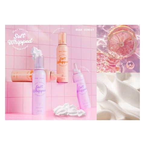 Amelia Knight Soak Sunday Peach Dream Shower Foam 200ml