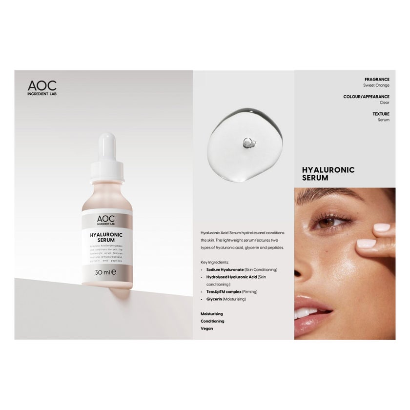 Amelia Knight AOC Hyaluronic Serum 30ml