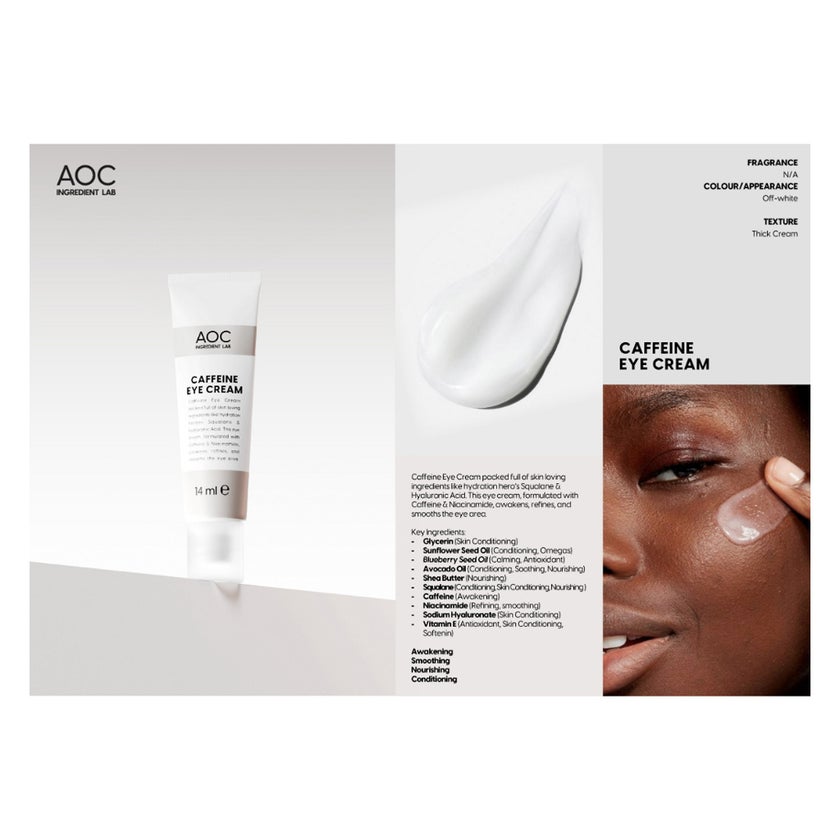 Amelia Knight AOC Caffeine Eye Cream 14ml
