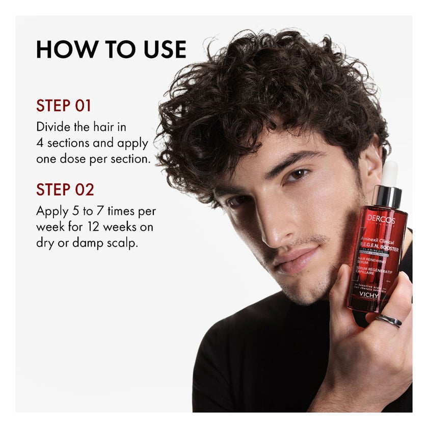 Vichy Dercos Aminexil Clinical Regen Booster Anti Hair Loss Serum 90ml