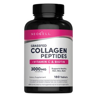 NeoCell Grassfed Collagen + Vit C & Biotin Tablets, Pack of 180's