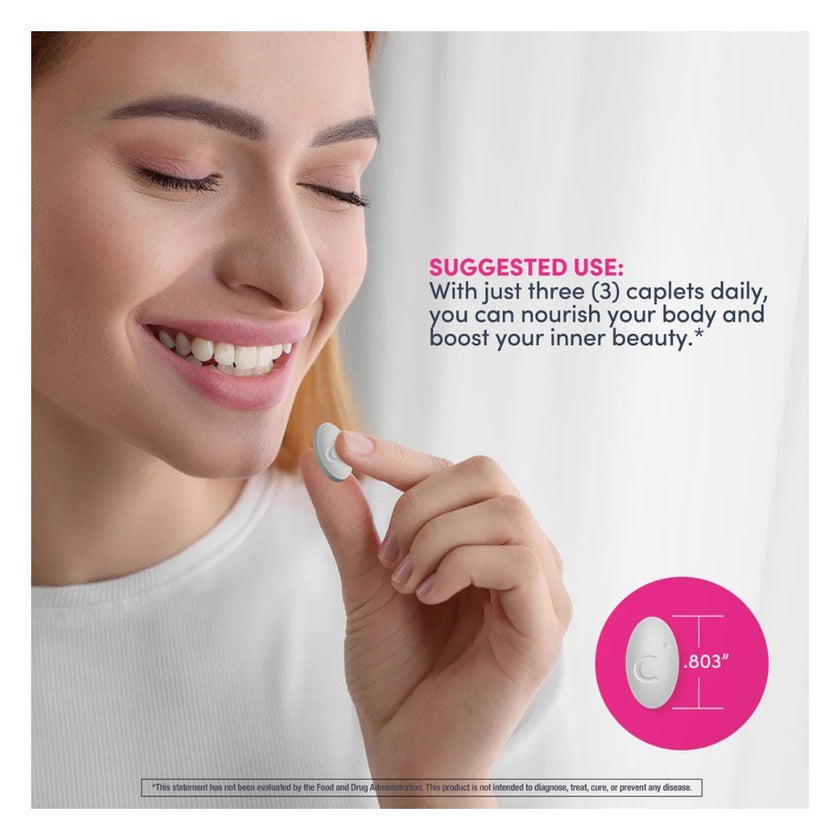 NeoCell Grassfed Collagen + Vit C & Biotin Tablets, Pack of 180's