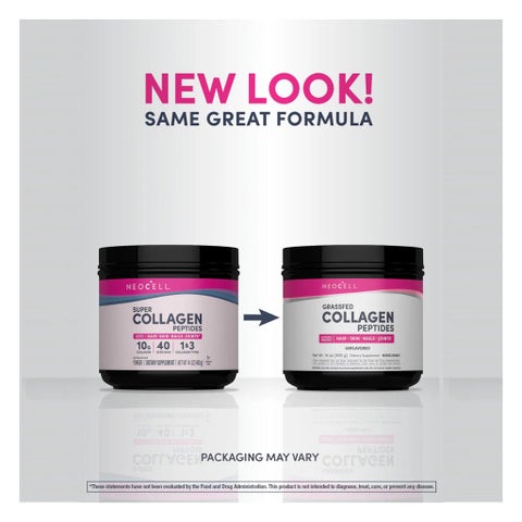 NeoCell Grassfed Collagen Peptides Unflavored Powder 400g