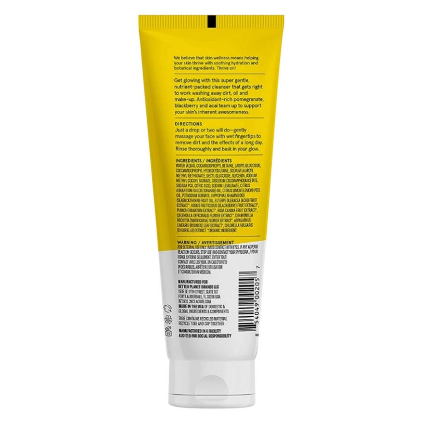 Acure Skin Brightening Cleansing Gel 118ml