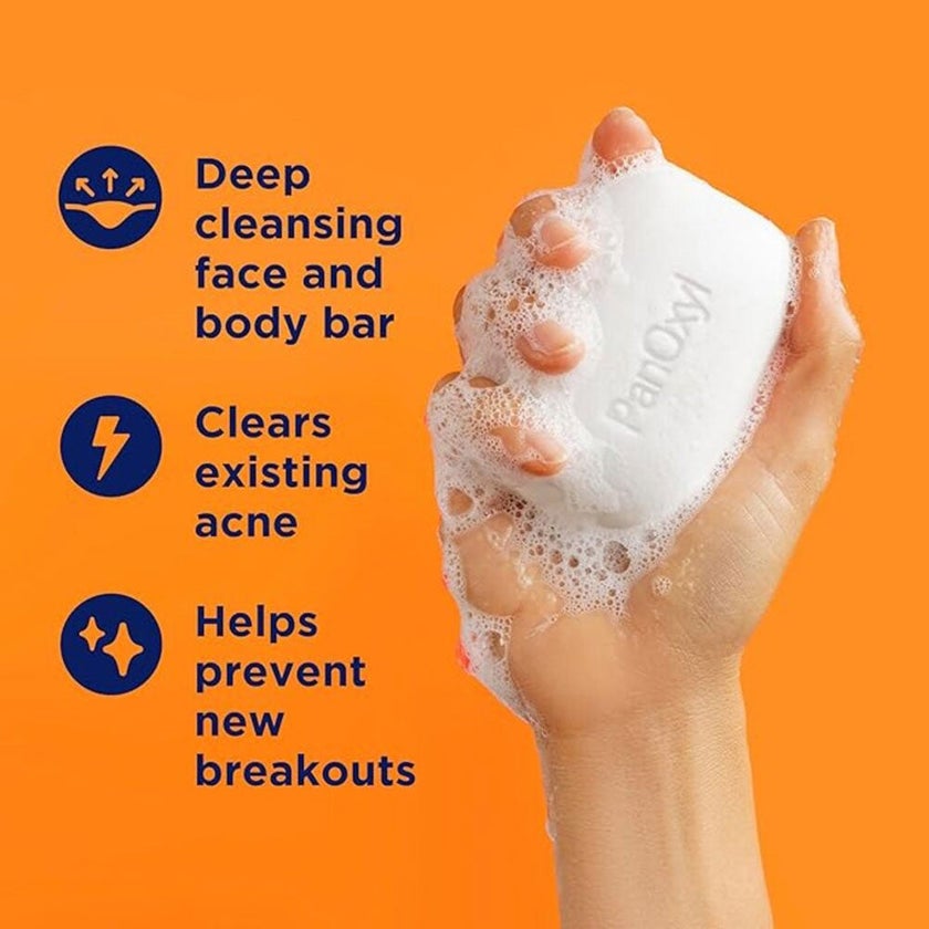 PanOxyl 10% Benzoyl Peroxide Acne Treatment Bar For Face & Body 113g