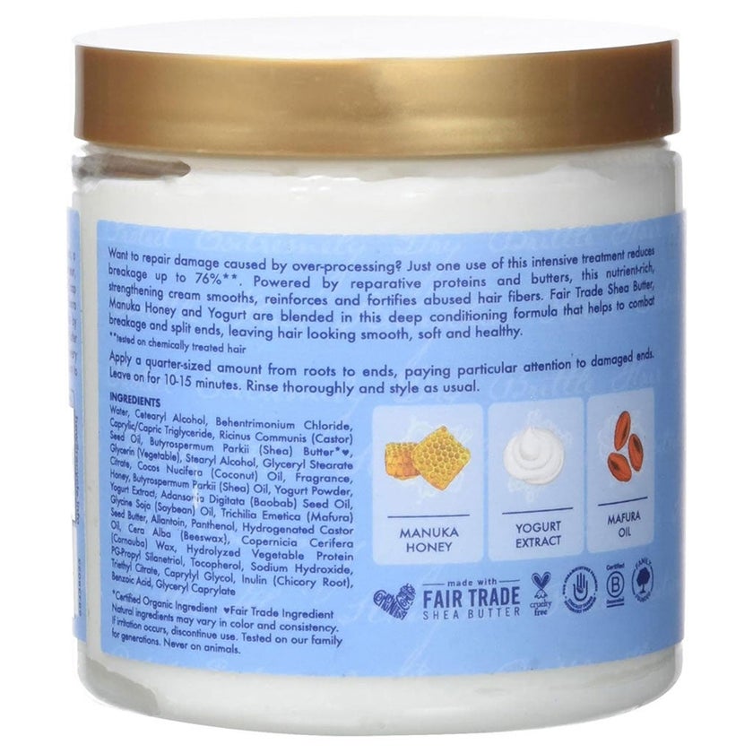 Shea Moisture Manuka Honey & Yogurt Hydrate + Repair Protein Treatment 227g