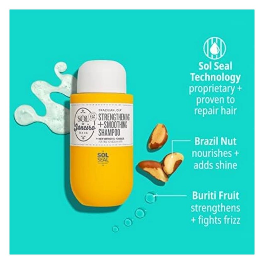 Sol De Janeiro Brazilian Joia Strengthening + Smoothing Hair Shampoo 295ml
