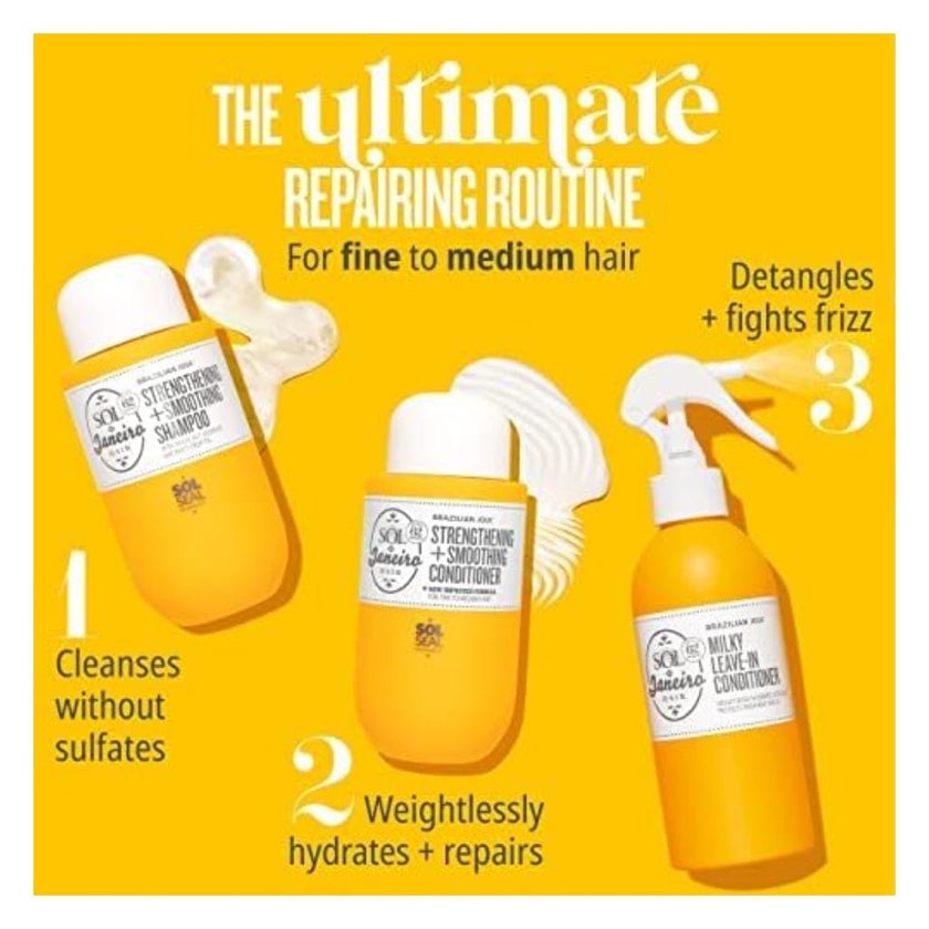 Sol De Janeiro Brazilian Joia Strengthening + Smoothing Hair Shampoo 295ml