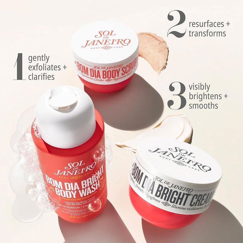 Sol De Janeiro Bom Dia With AHA & BHA Body Scrub 220g