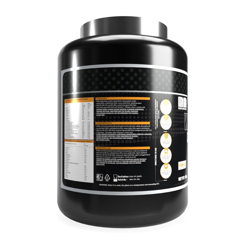 Titan Core Vanilla Whey Protein Powder 1.8Kg