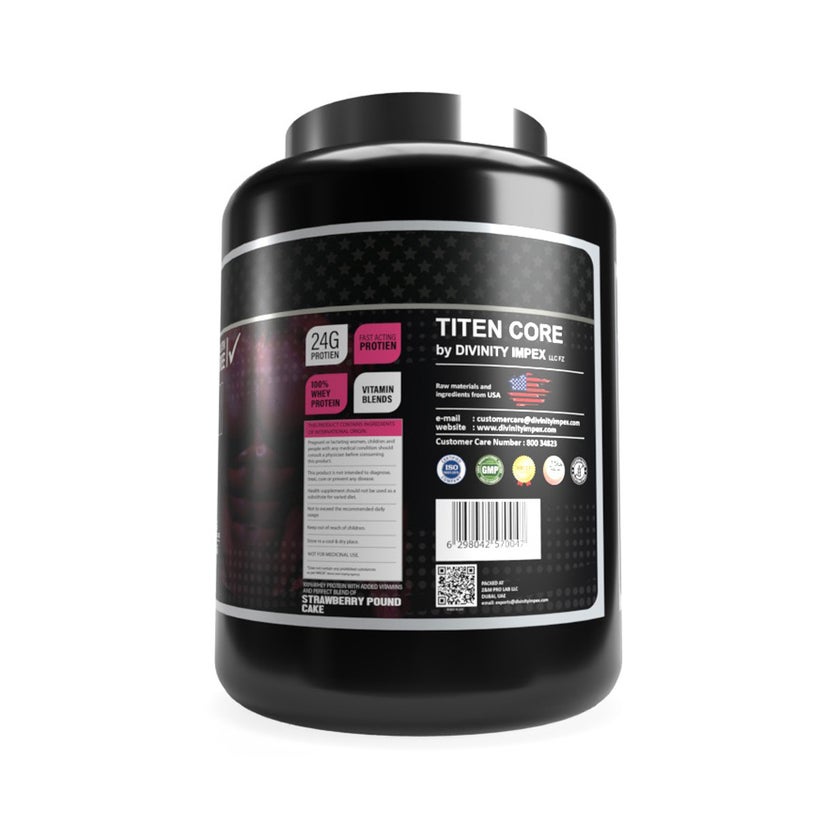 Titan Core Strawberry Pound Cake Whey Protein 1.8Kg