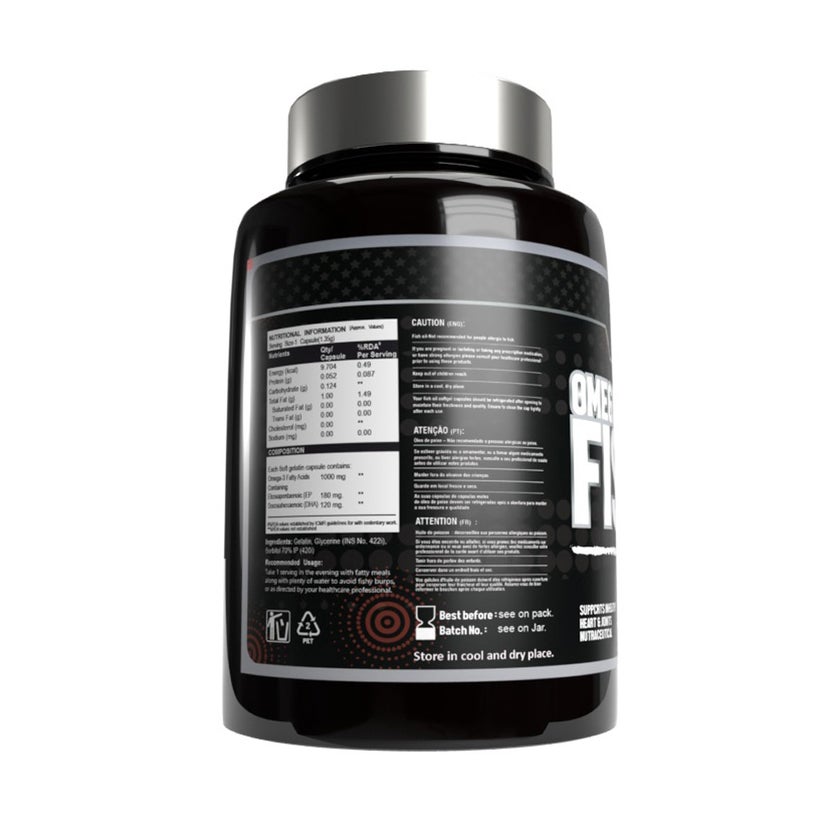 Titan Core Omega 3 Fish Oil Capsules, Pack of 60's