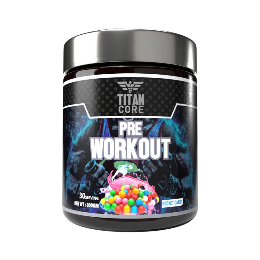 Titan Core Rocket Candy Pre-Workout Powder 300g