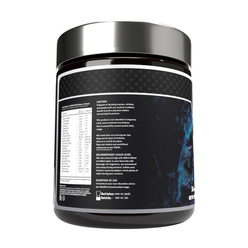 Titan Core Peach Pre-Workout Powder 300g