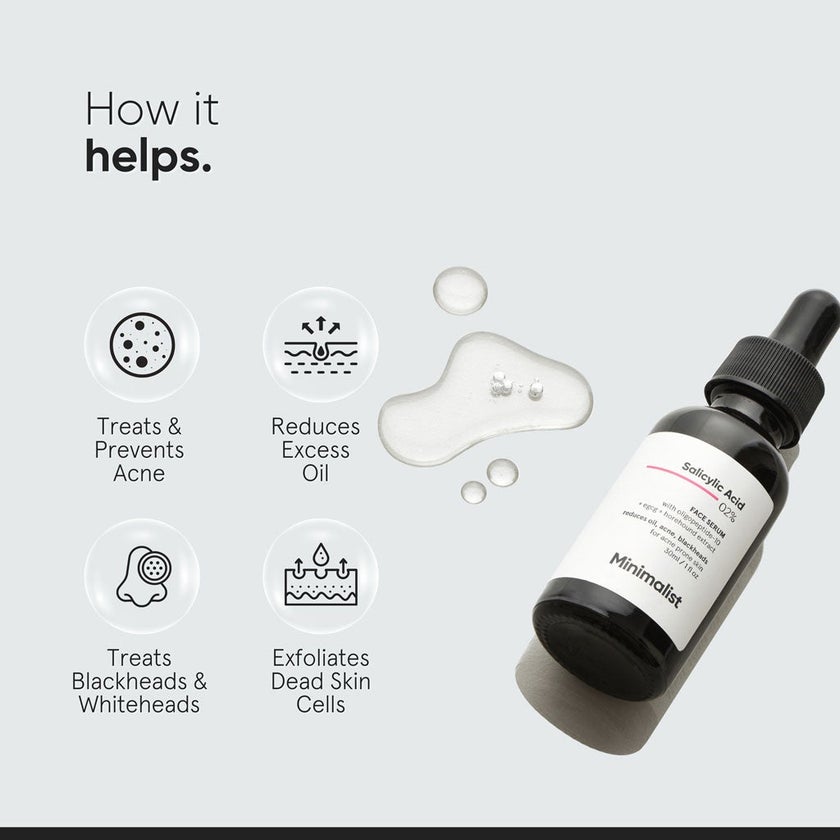 Minimalist 2% Salicylic Acid Face Serum 30ml