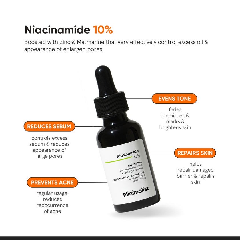 Minimalist 10% Niacinamide Face Serum 30ml