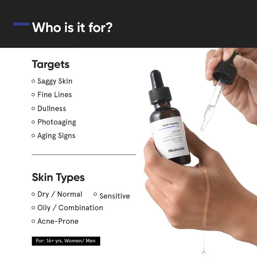 Minimalist 10% Multi-Peptides Face Serum 30ml