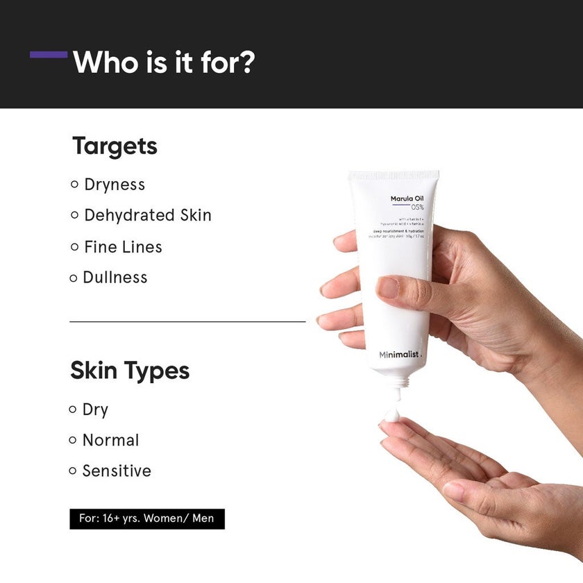 Minimalist 5% Marula Oil 5% Face Moisturizer 50g