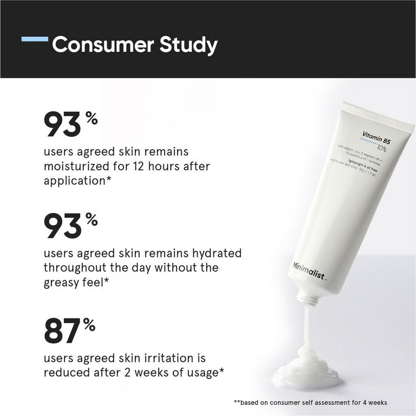 Minimalist 10% Vitamin B5 Moisturizing Face Gel Cream 50g