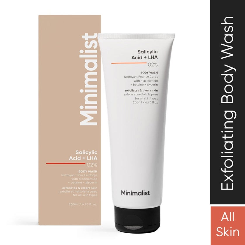 Minimalist 2% Salicylic Acid + LHA Body Wash 200ml