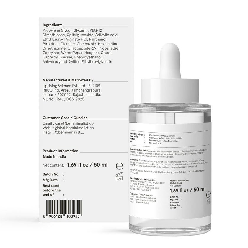 Minimalist 0.8% Oligopeptide Anti Dandruff Hair Serum 50ml