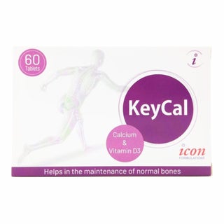 Keycal Calcium & Vitamin D3 Tablets - 60 Tablets