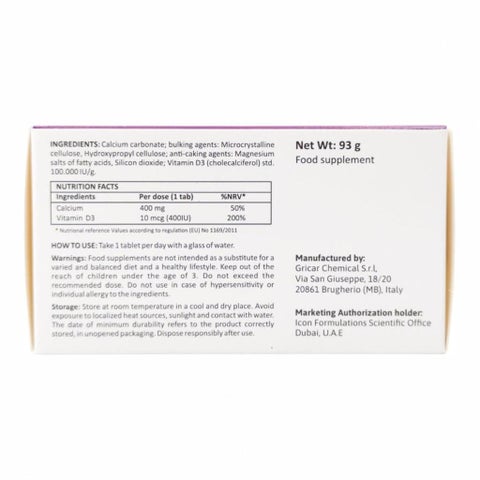 Keycal Calcium & Vitamin D3 Tablets - 60 Tablets