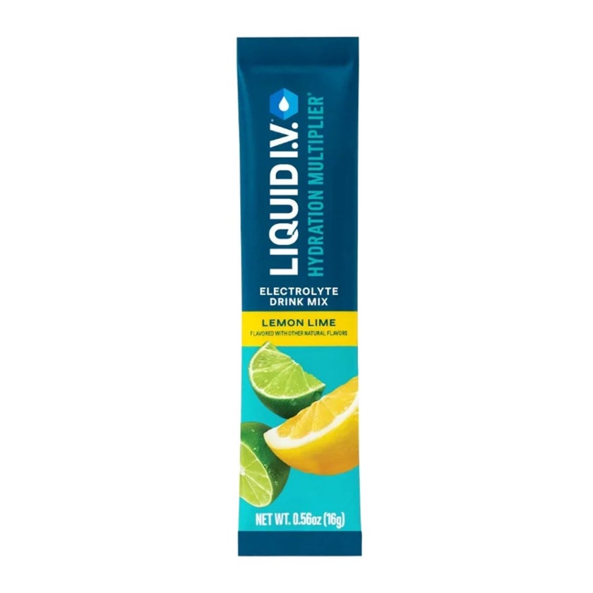 Liquid I.V. Hydration Multiplier Electrolyte Drink Mix - Lemon Lime Flavor, Pack of 24's