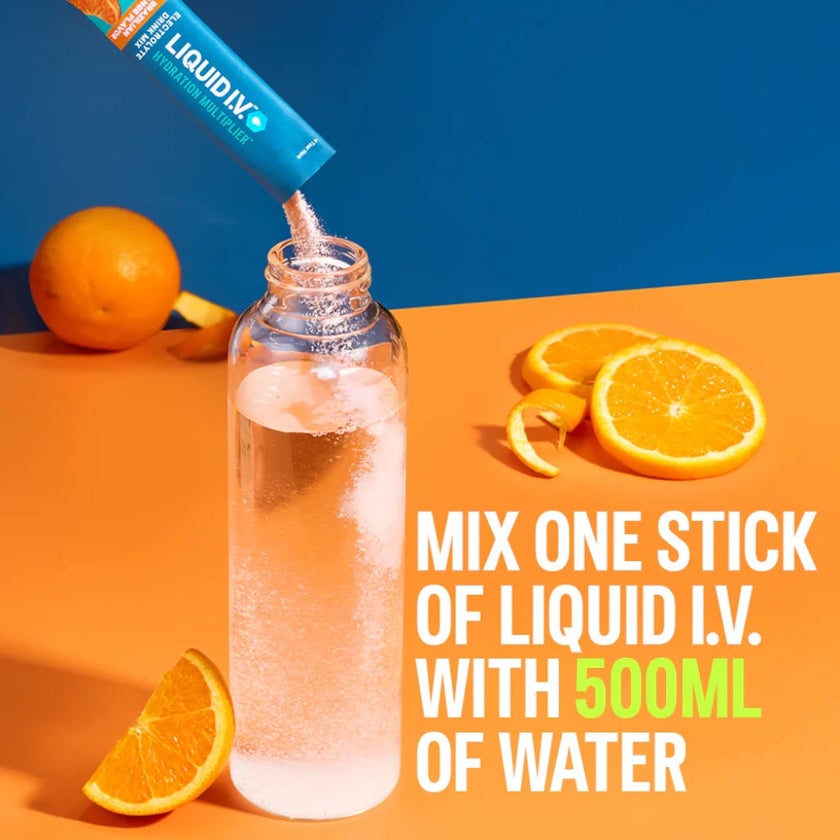Liquid I.V. Hydration Multiplier Electrolyte Drink Mix - Brazilian Orange Flavor, Pack of 24's