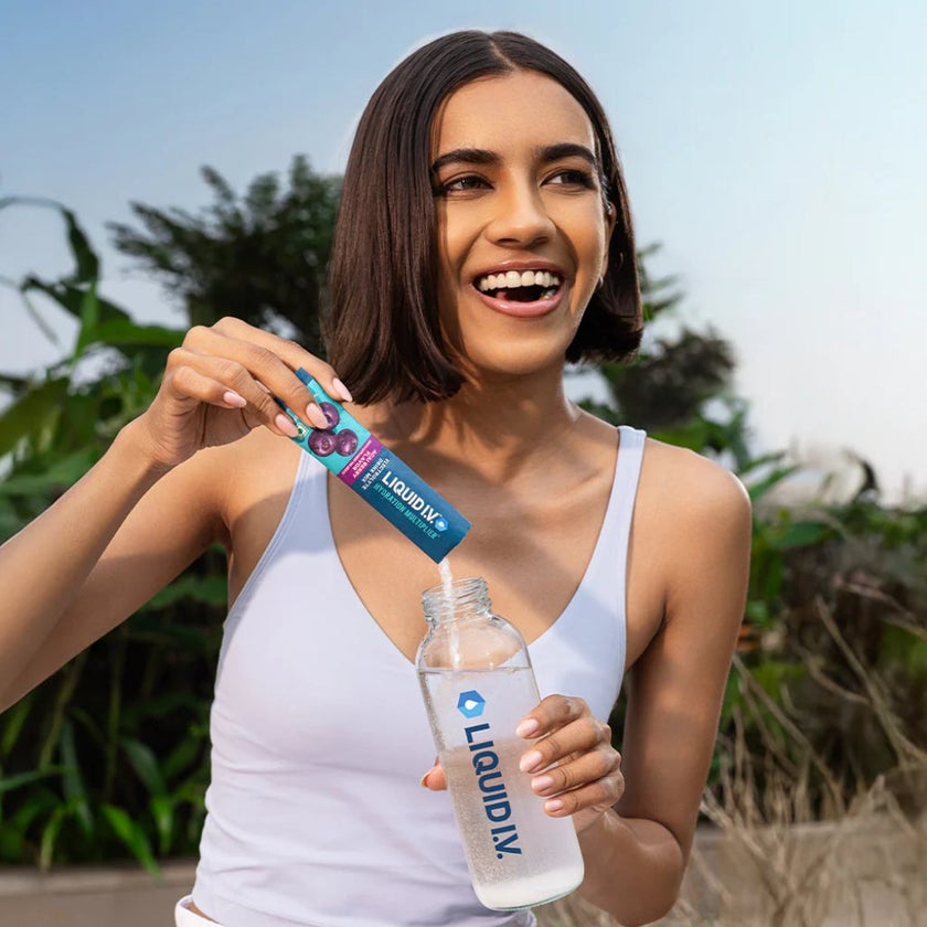 Liquid I.V. Hydration Multiplier Electrolyte Drink Mix - Acai Berry Flavor, Pack of 24's