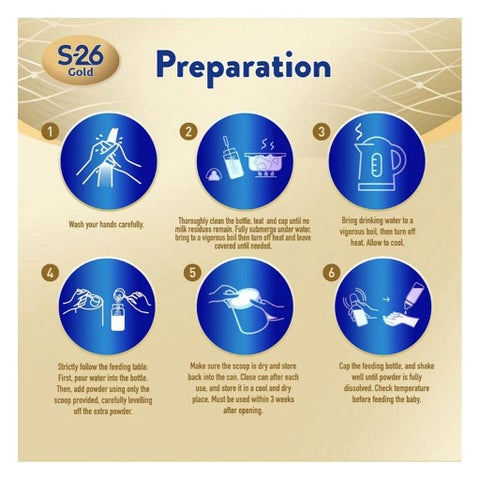 S-26 Gold Stage 2 Baby Milk Formula For 6 To 12 Months 800g