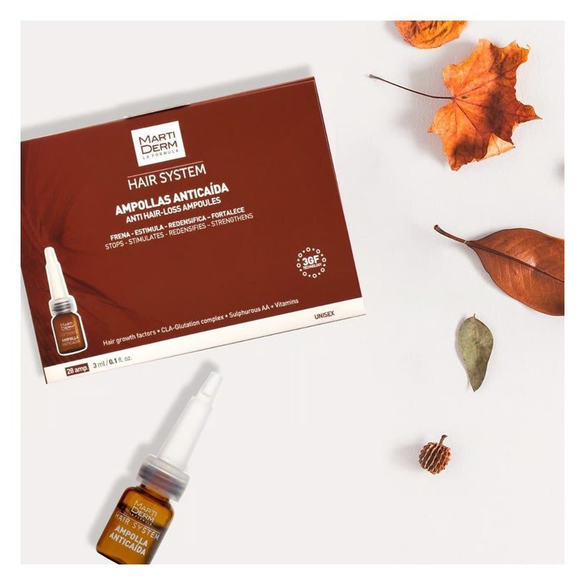 Marti Derm Hair System 3GF Anti Hair-Loss Solution, 3ml - 28 Ampoules