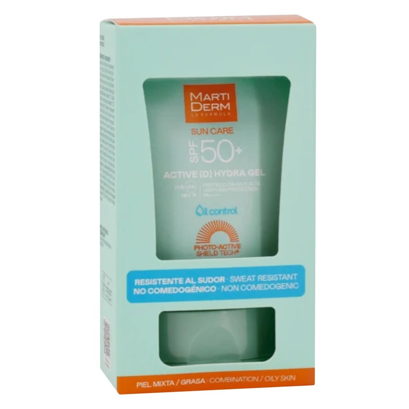 Marti Derm Sun Care SPF 50+ Active D Oil Control Hydra Gel 50ml