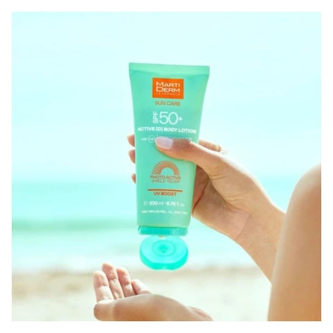 لوشن للجسم أكتيف دي بعامل حماية من الشمس 50+ مارتي ديرم، 200 مل