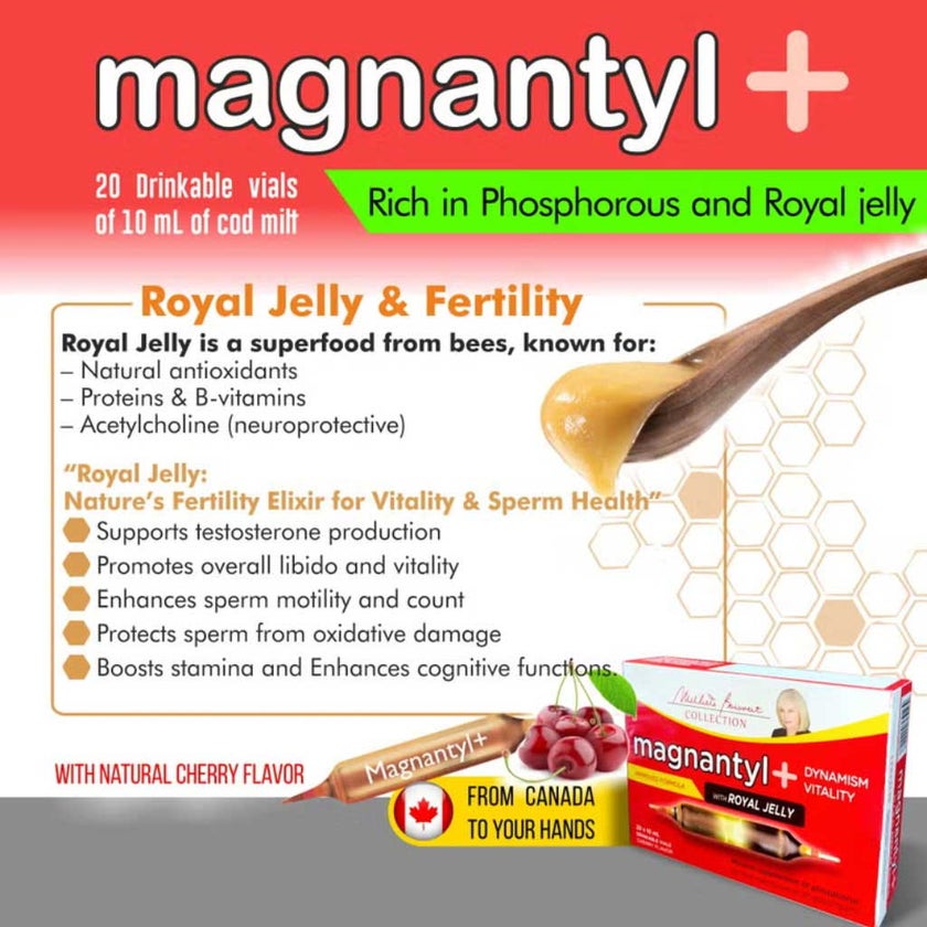 Homeocan Magnantyl+ Dynamism Vitality Vials 10ml, Pack of 20's