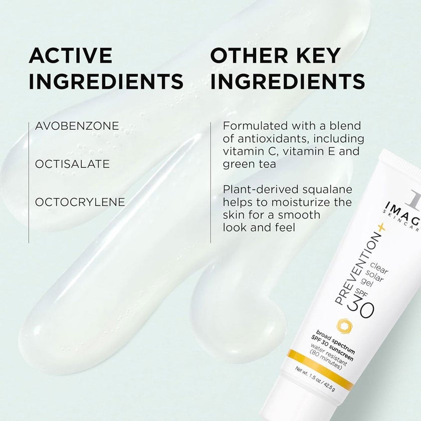Image Prevention+ Clear Solar SPF30 Sunscreen Gel 42.5g