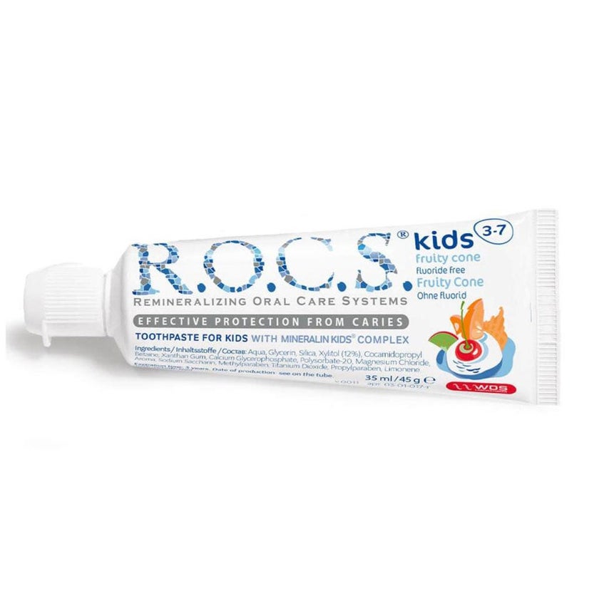 ROCS Kids Fruity Cone Toothpaste 35ml
