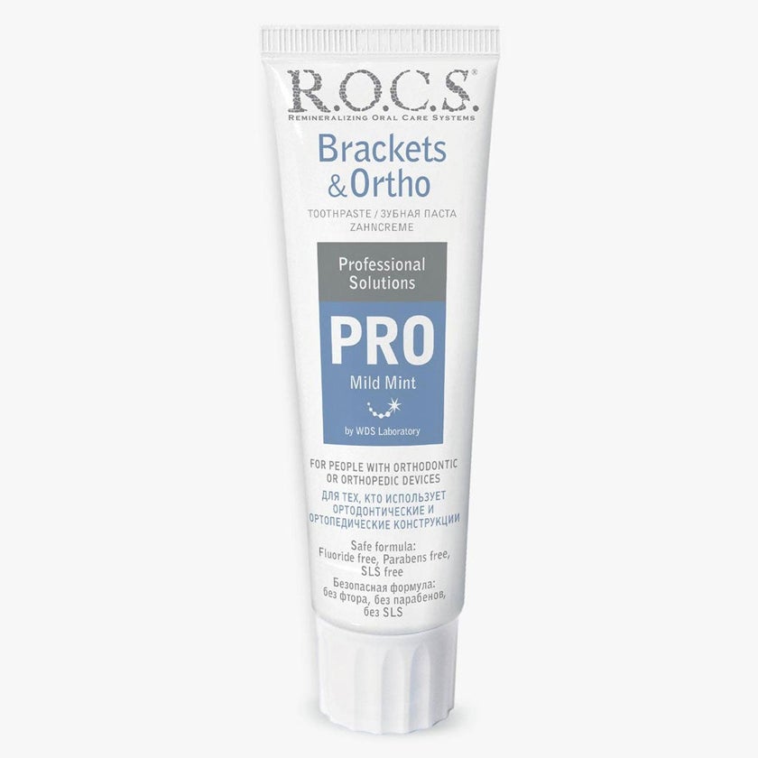 ROCS Pro Mild Mint Brackets & Ortho Toothpaste 100ml
