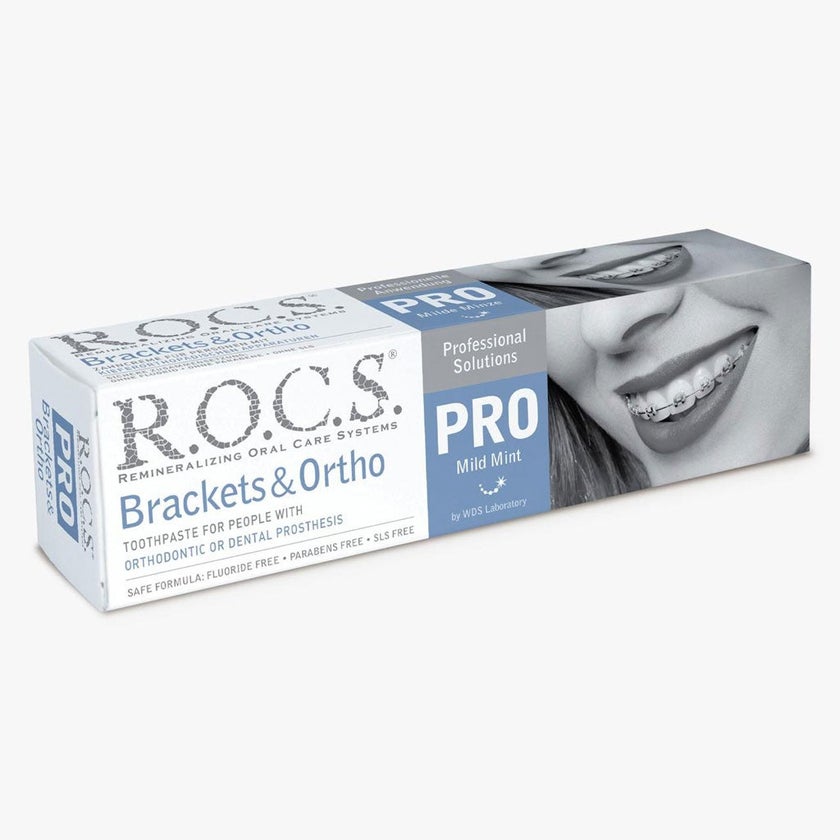 ROCS Pro Mild Mint Brackets & Ortho Toothpaste 100ml