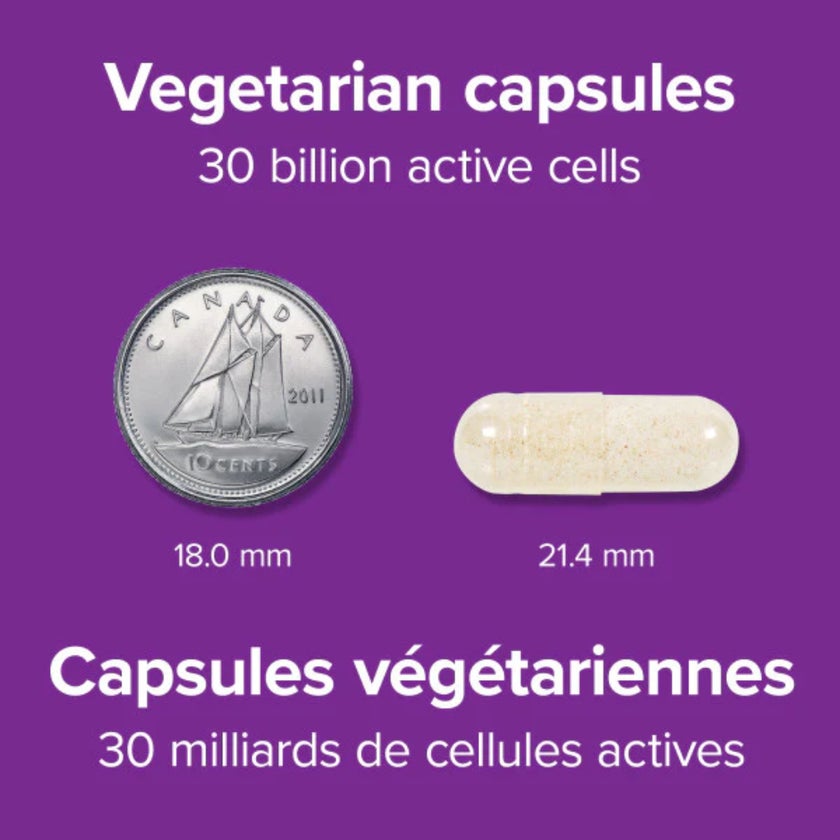 Webber Naturals Probiotic 30 Billion 8 Probiotic Strains Veg Capsules, Pack of 30's