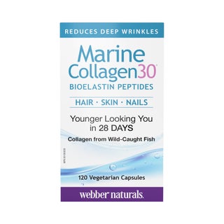 Webber Naturals Marine Collagen30 Veg Capsules, Pack of 120's
