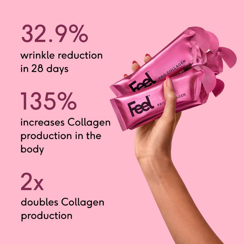 Feel Pro Collagen Gel Sachets, Cherry - 30 Sachets