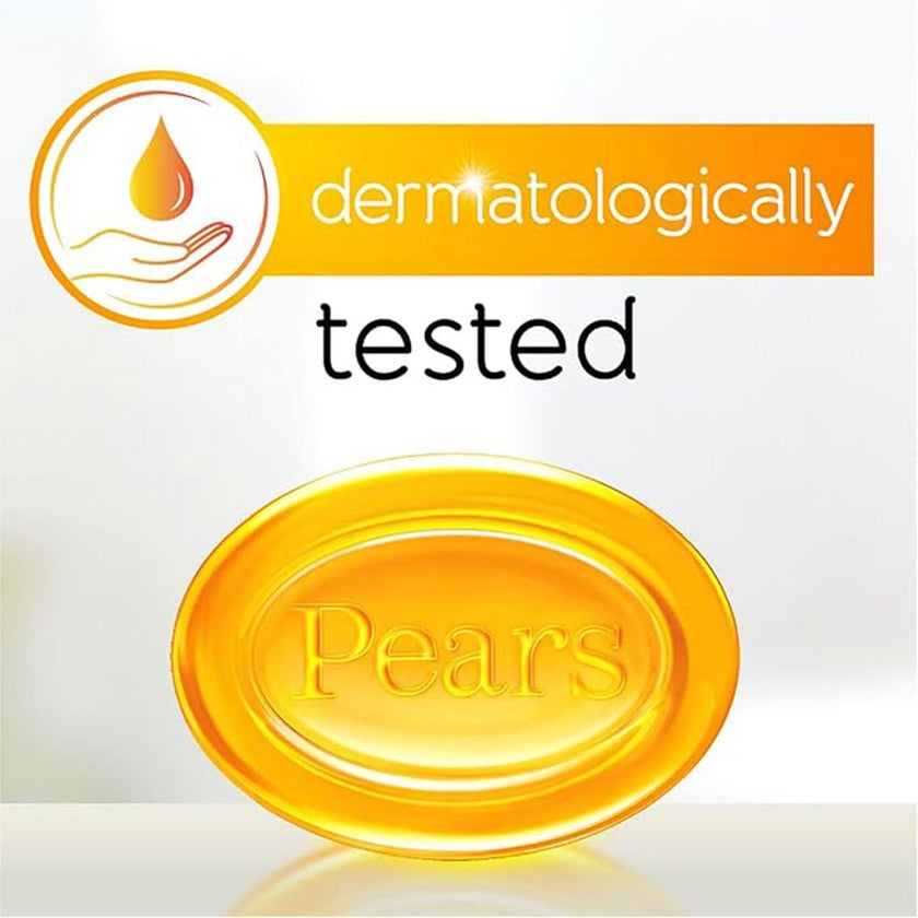 Pears Pure & Gentle Bar Soap 125g, Value Pack of 4's