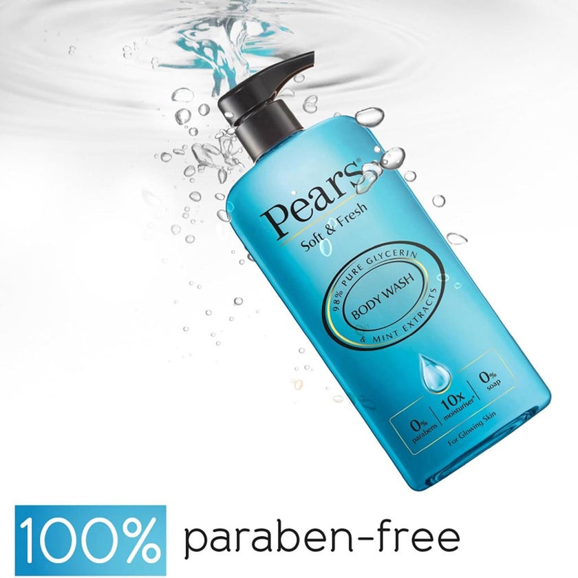 Pears Soft & Fresh Mint Extract Body Wash 500ml