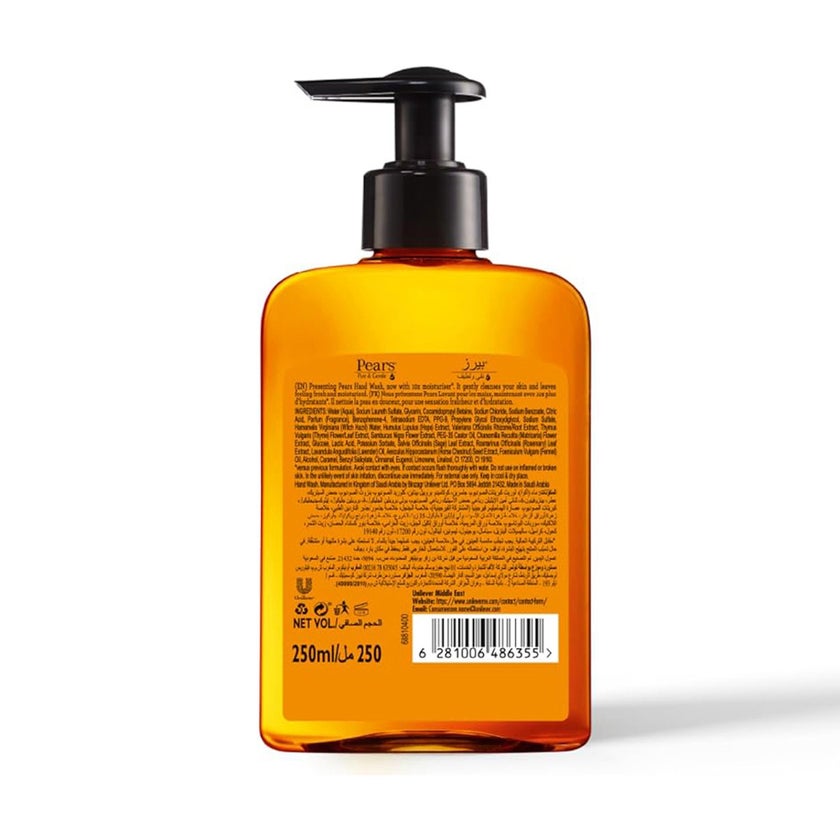 Pears Pure & Gentle Hand Wash 250ml