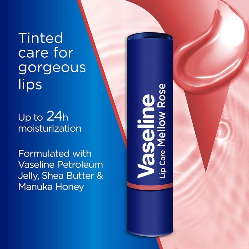 Vaseline Lip Colour + Care Lip Balm 3g - Mellow Rose