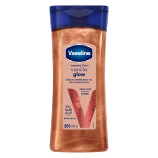 Vaseline Intensive Care Vanilla Glow Sunlit Shimmer Body Gel Oil 200ml