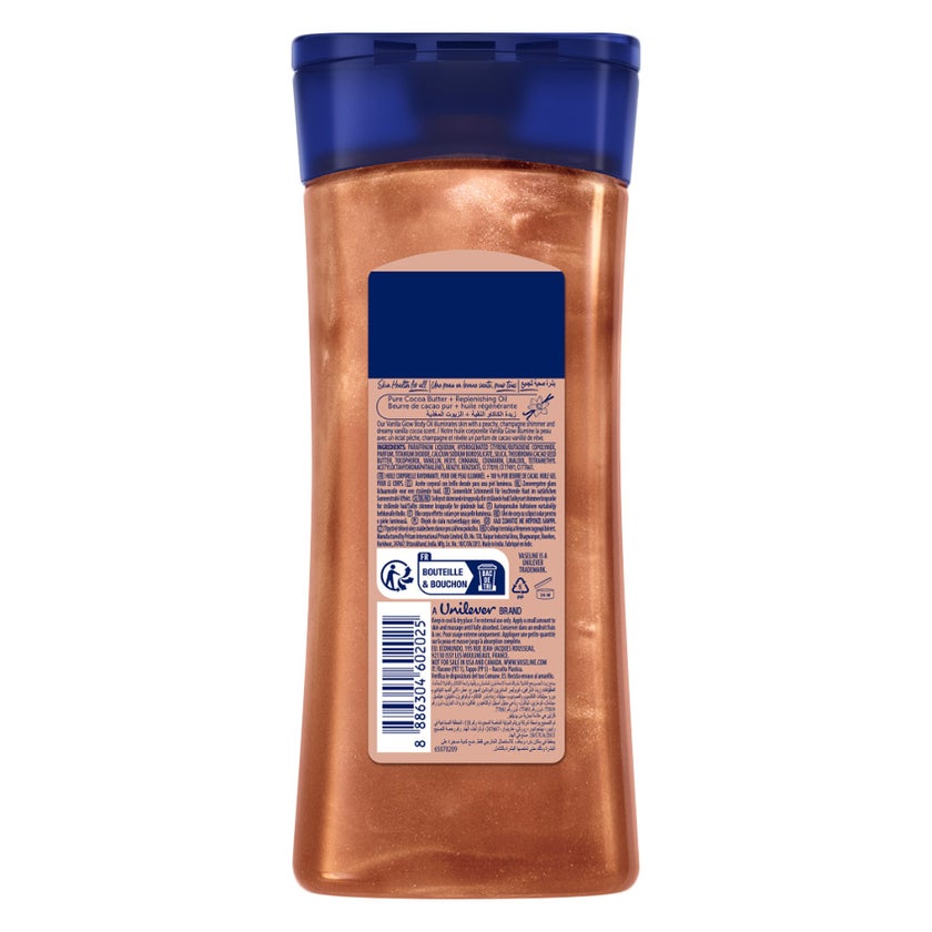 Vaseline Intensive Care Vanilla Glow Sunlit Shimmer Body Gel Oil 200ml