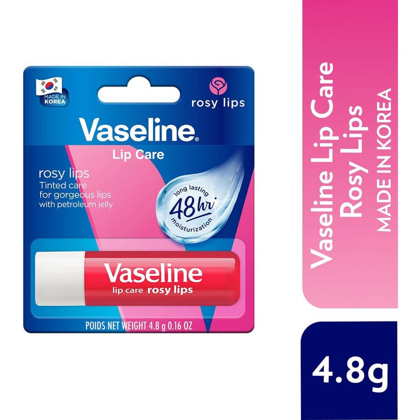 Vaseline Rose Lips Lip Care Balm 4.8g
