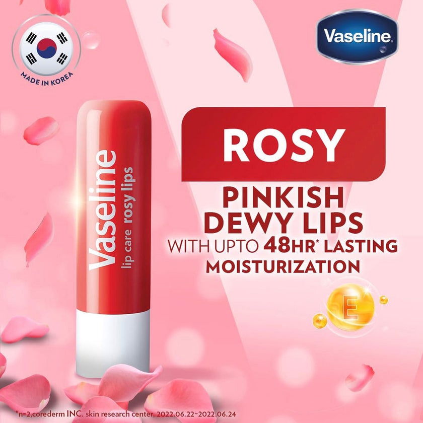 Vaseline Rose Lips Lip Care Balm 4.8g